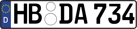 HB-DA734
