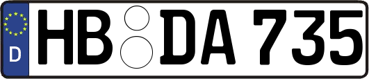 HB-DA735