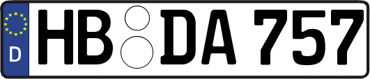 HB-DA757