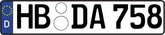 HB-DA758