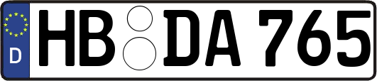 HB-DA765