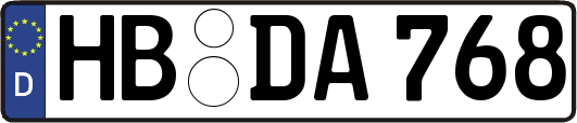 HB-DA768