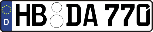 HB-DA770