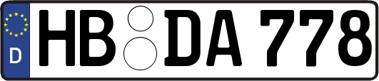 HB-DA778