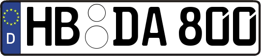 HB-DA800