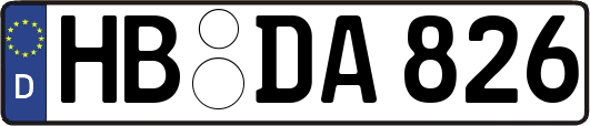 HB-DA826