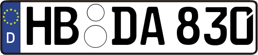 HB-DA830