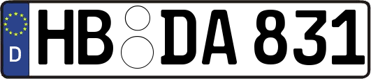 HB-DA831