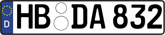 HB-DA832