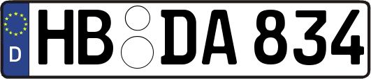HB-DA834