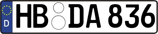 HB-DA836