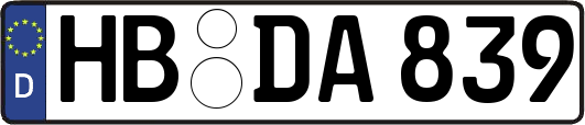 HB-DA839