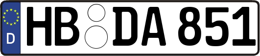 HB-DA851