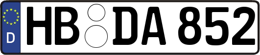 HB-DA852