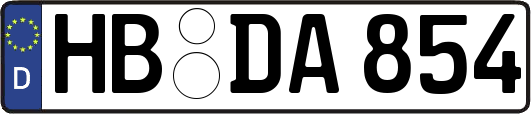HB-DA854