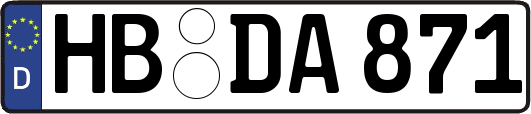 HB-DA871