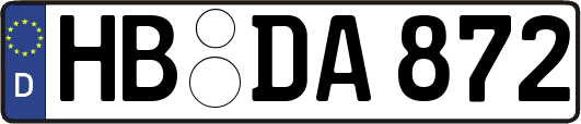 HB-DA872