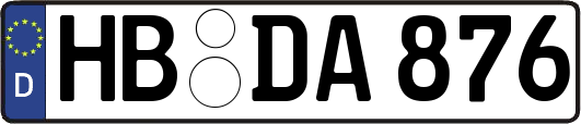 HB-DA876