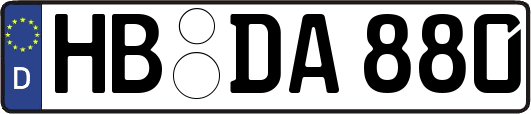 HB-DA880