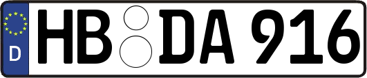 HB-DA916