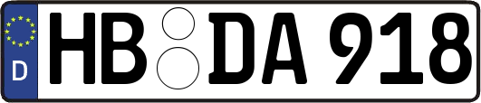 HB-DA918