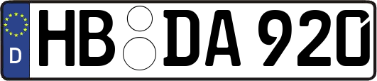 HB-DA920