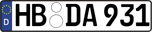 HB-DA931