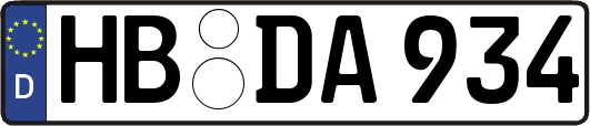 HB-DA934