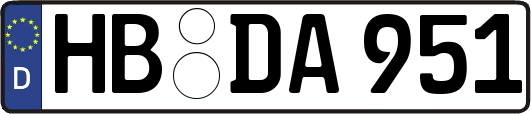HB-DA951