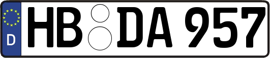 HB-DA957