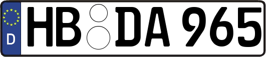 HB-DA965