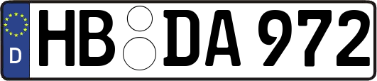 HB-DA972