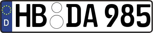 HB-DA985