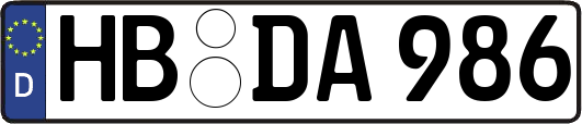 HB-DA986