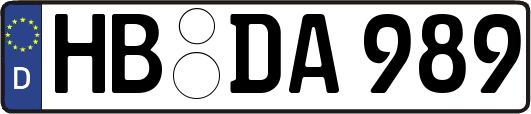 HB-DA989