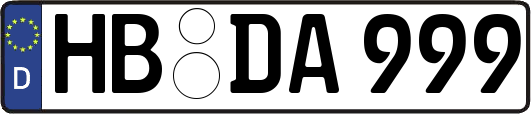 HB-DA999