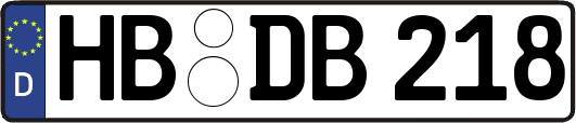 HB-DB218