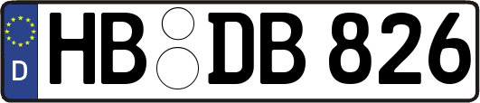 HB-DB826