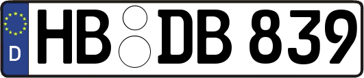 HB-DB839