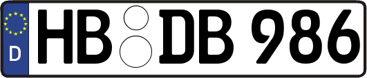 HB-DB986
