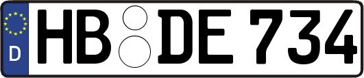 HB-DE734