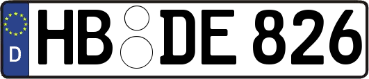 HB-DE826