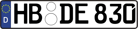 HB-DE830