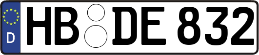 HB-DE832