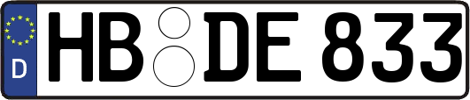 HB-DE833