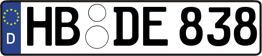 HB-DE838