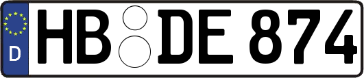 HB-DE874