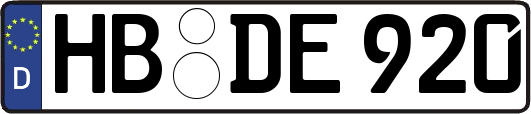 HB-DE920