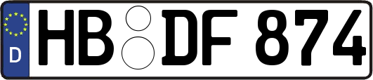HB-DF874