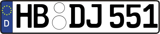 HB-DJ551